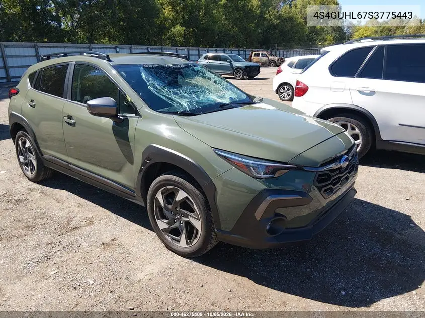 SUBARU XV 2025, VIN 4S4GUHL67S3775443