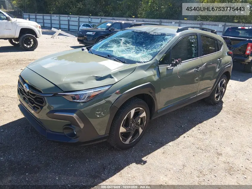 2025 SUBARU XV VIN 4S4GUHL67S3775443 — фото 2