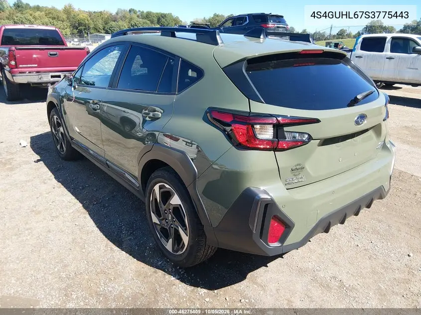 2025 SUBARU XV VIN 4S4GUHL67S3775443 — фото 3