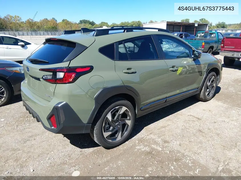 2025 SUBARU XV VIN 4S4GUHL67S3775443 — фото 4