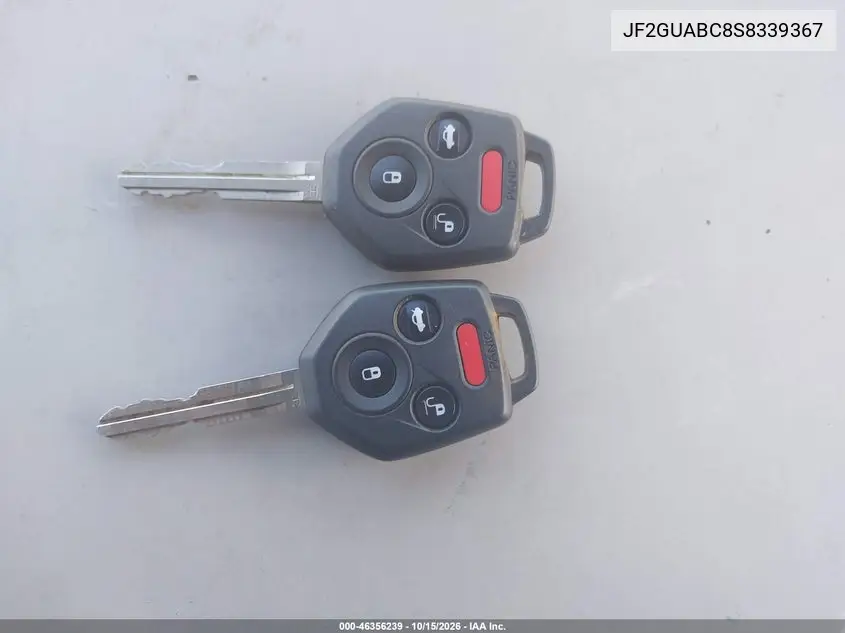 2025 SUBARU XV VIN JF2GUABC8S8339367 — фото 11
