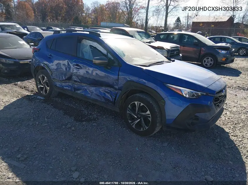 SUBARU XV 2025, VIN JF2GUHDCXSH303833