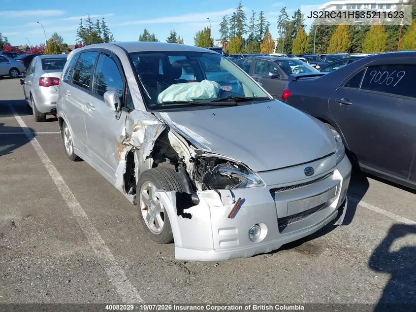 SUZUKI AERIO 2003, VIN JS2RC41H535211623