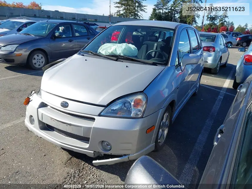 2003 SUZUKI AERIO VIN JS2RC41H535211623 — фото 2