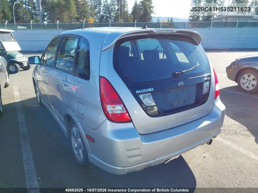 2003 SUZUKI AERIO VIN JS2RC41H535211623 — фото 3