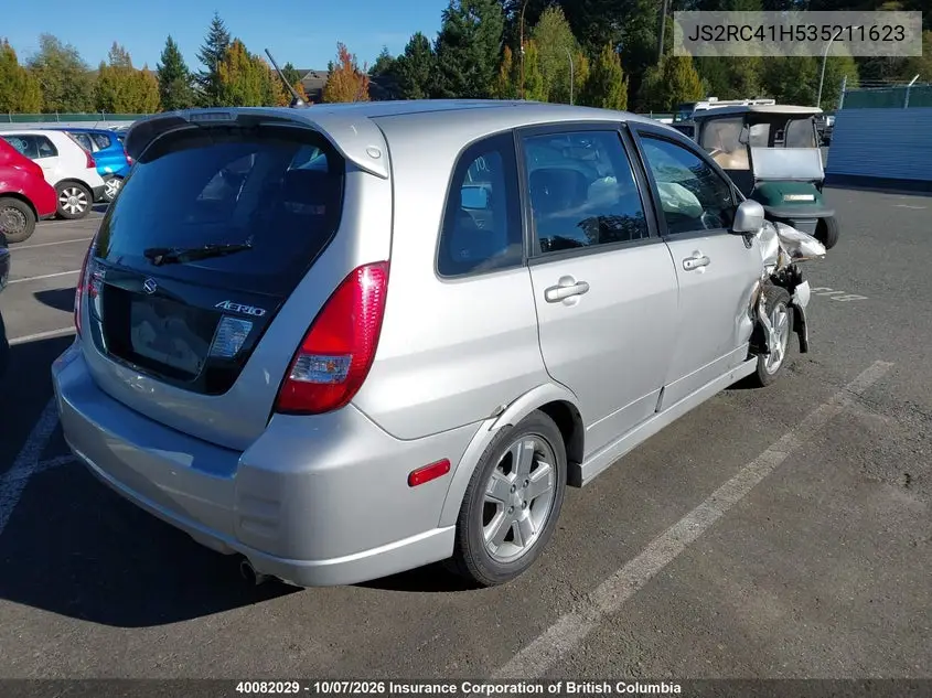 2003 SUZUKI AERIO VIN JS2RC41H535211623 — фото 4