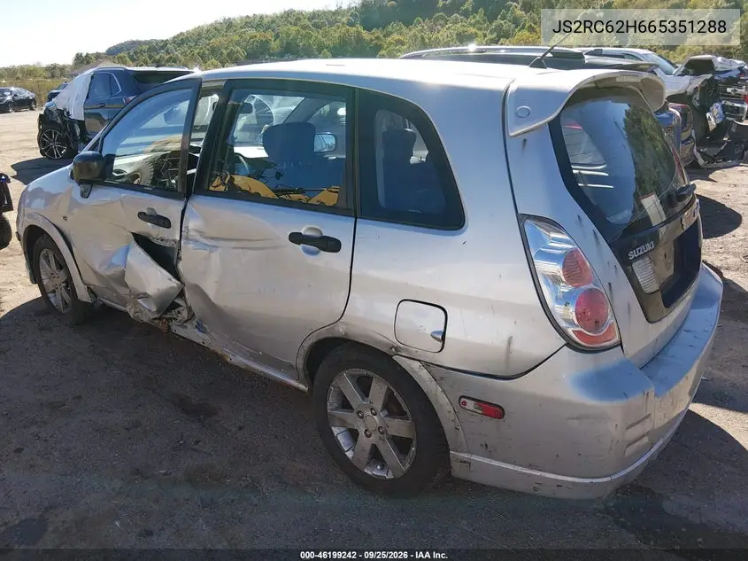 2006 SUZUKI AERIO VIN JS2RC62H665351288 — фото 3