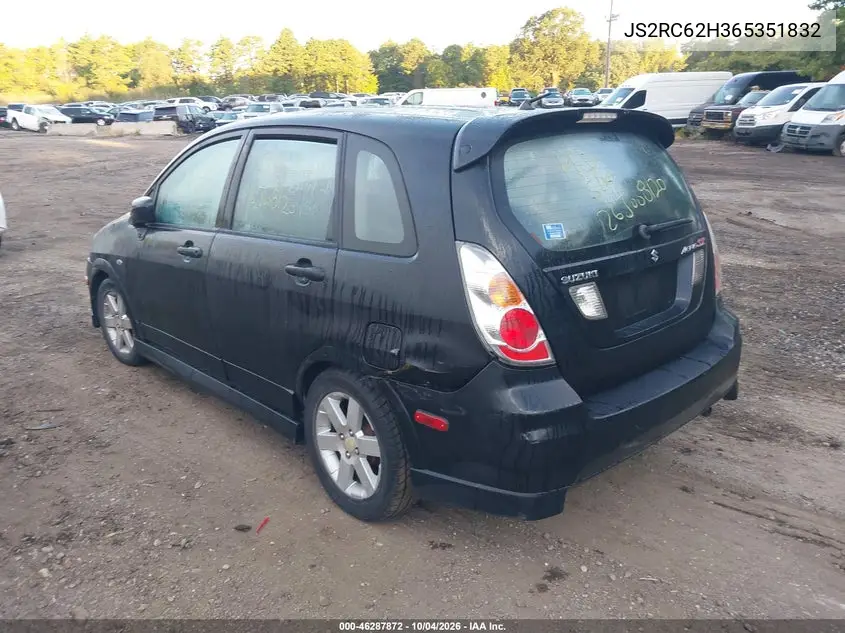 2006 SUZUKI AERIO VIN JS2RC62H365351832 — фото 3
