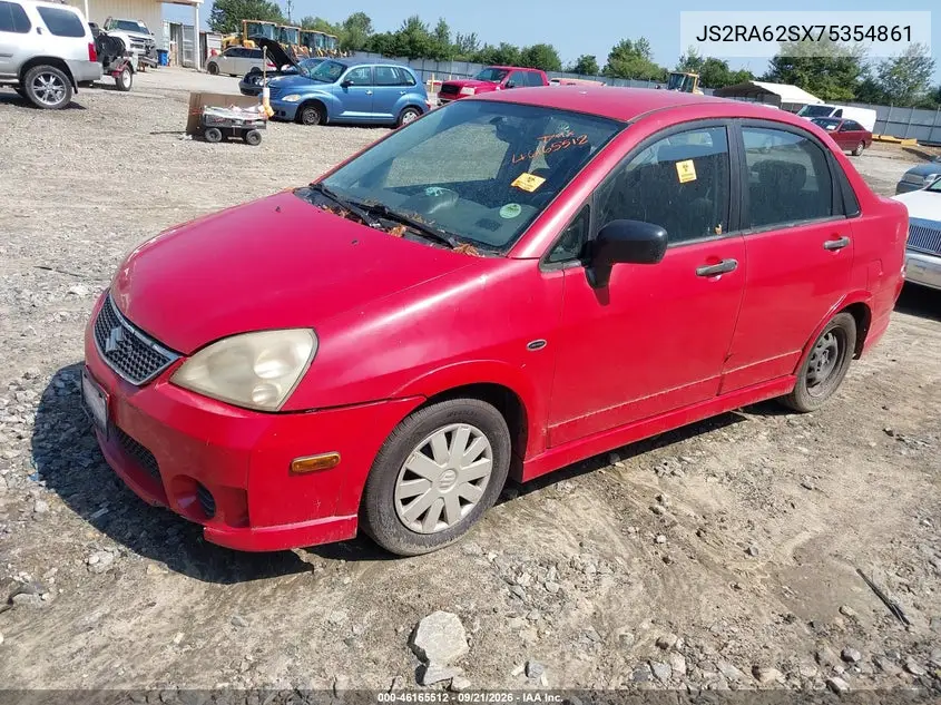 2007 SUZUKI AERIO VIN JS2RA62SX75354861 — фото 2