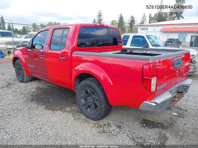 2010 SUZUKI EQUATOR VIN 5Z61D0ER4AC430650 — фото 3
