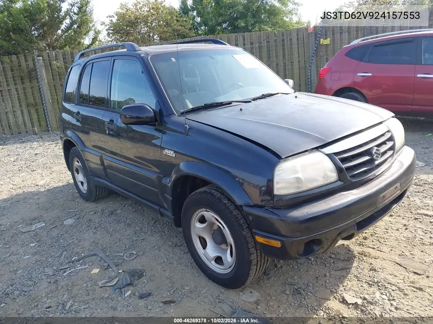 SUZUKI GRAND VITARA 2002, VIN JS3TD62V924157553