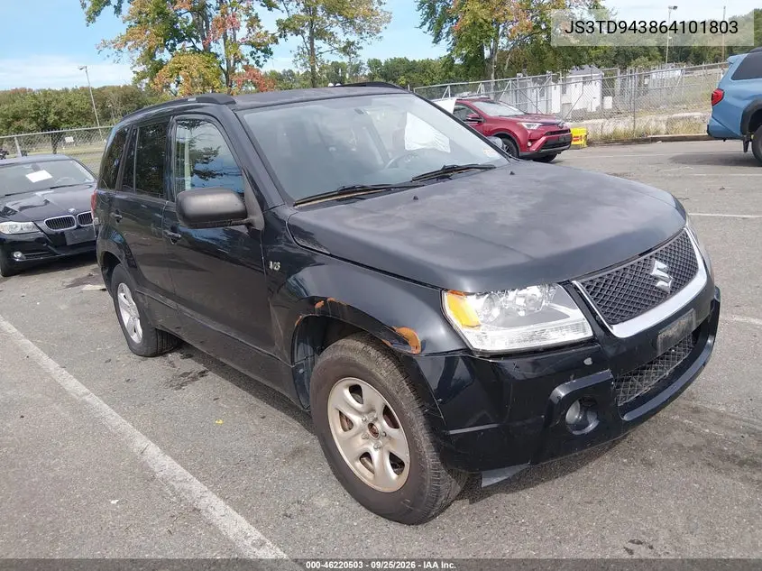 SUZUKI GRAND VITARA 2006, VIN JS3TD943864101803