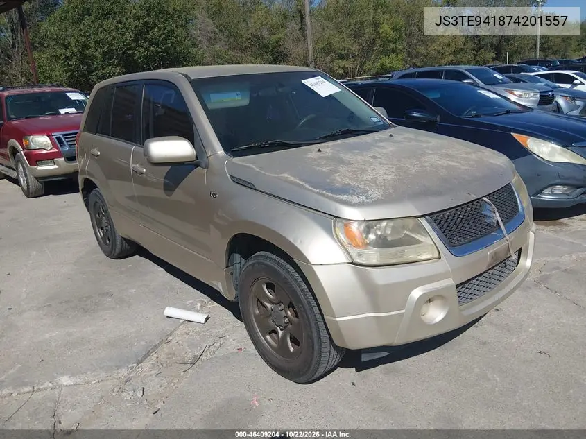SUZUKI GRAND VITARA 2007, VIN JS3TE941874201557