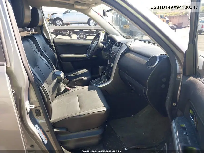 2009 SUZUKI GRAND VITARA VIN JS3TD149X94100047 — фото 5