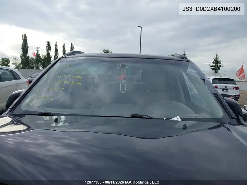 2011 SUZUKI GRAND VITARA VIN JS3TD0D2XB4100200 — фото 15