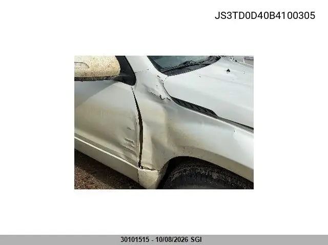 2011 SUZUKI GRAND VITARA VIN JS3TD0D40B4100305 — фото 4