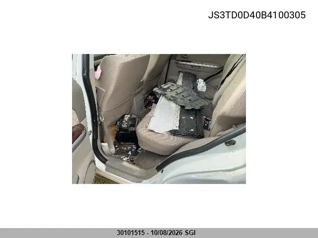 2011 SUZUKI GRAND VITARA VIN JS3TD0D40B4100305 — фото 7