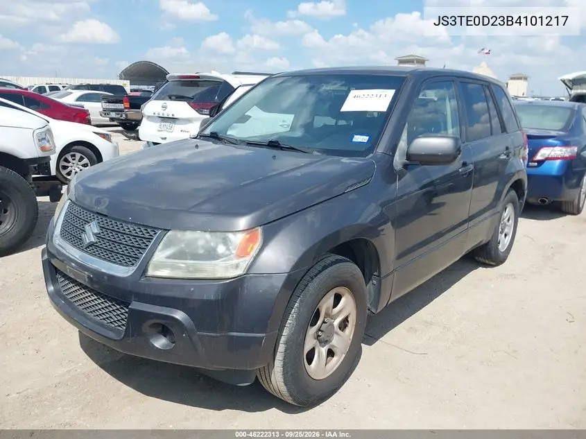 2011 SUZUKI GRAND VITARA VIN JS3TE0D23B4101217 — фото 2
