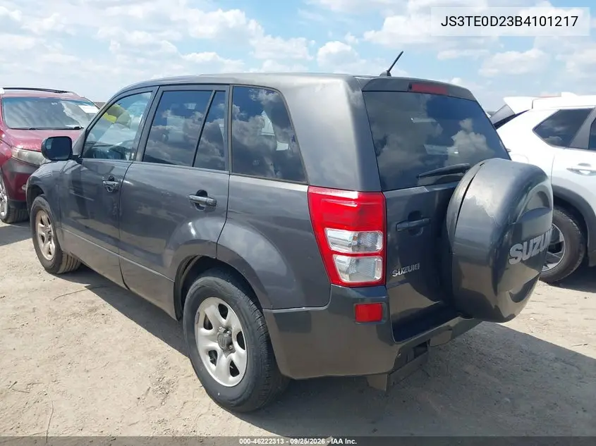 2011 SUZUKI GRAND VITARA VIN JS3TE0D23B4101217 — фото 3
