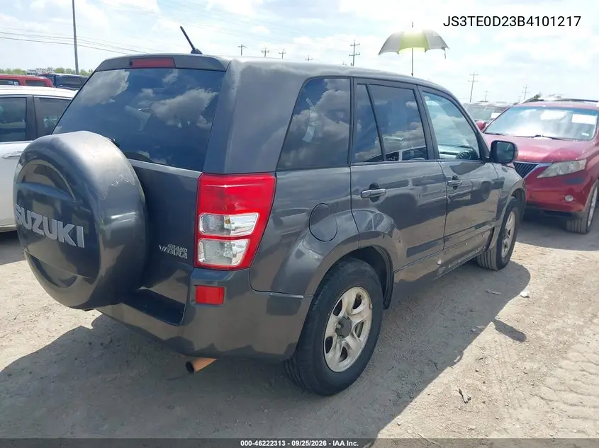 2011 SUZUKI GRAND VITARA VIN JS3TE0D23B4101217 — фото 4