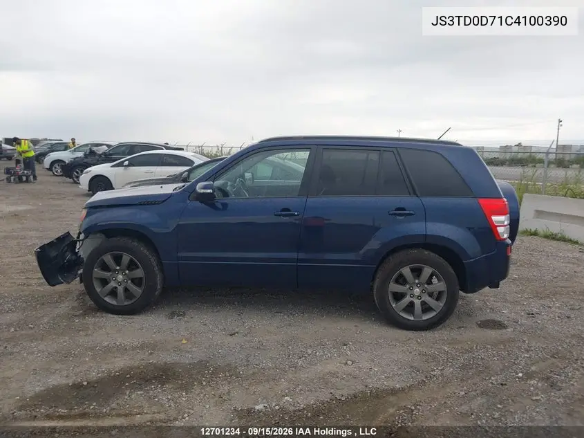 2012 SUZUKI GRAND VITARA VIN JS3TD0D71C4100390 — фото 13