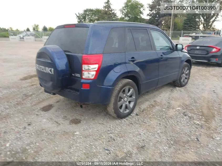 2012 SUZUKI GRAND VITARA VIN JS3TD0D71C4100390 — фото 4