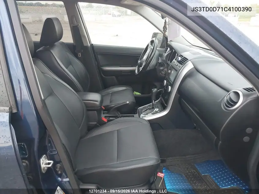 2012 SUZUKI GRAND VITARA VIN JS3TD0D71C4100390 — фото 5