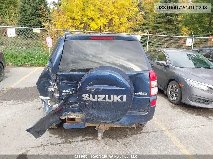 2012 SUZUKI GRAND VITARA VIN JS3TD0D72C4100298 — фото 15