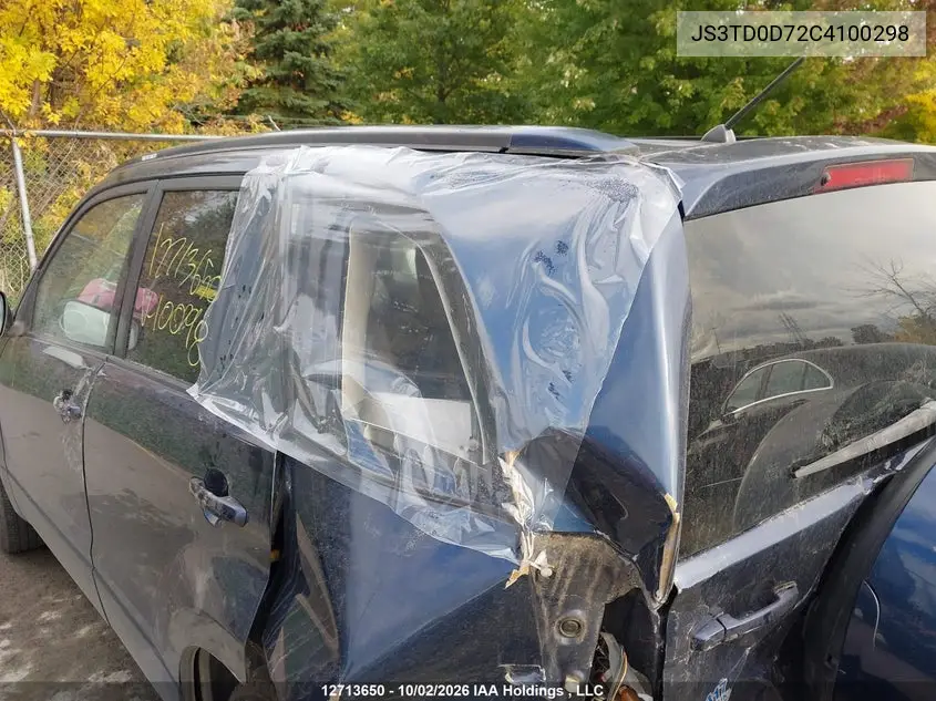 2012 SUZUKI GRAND VITARA VIN JS3TD0D72C4100298 — фото 18