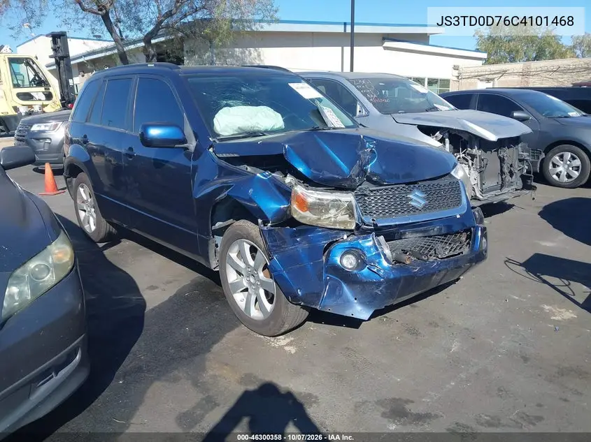 SUZUKI GRAND VITARA 2012, VIN JS3TD0D76C4101468