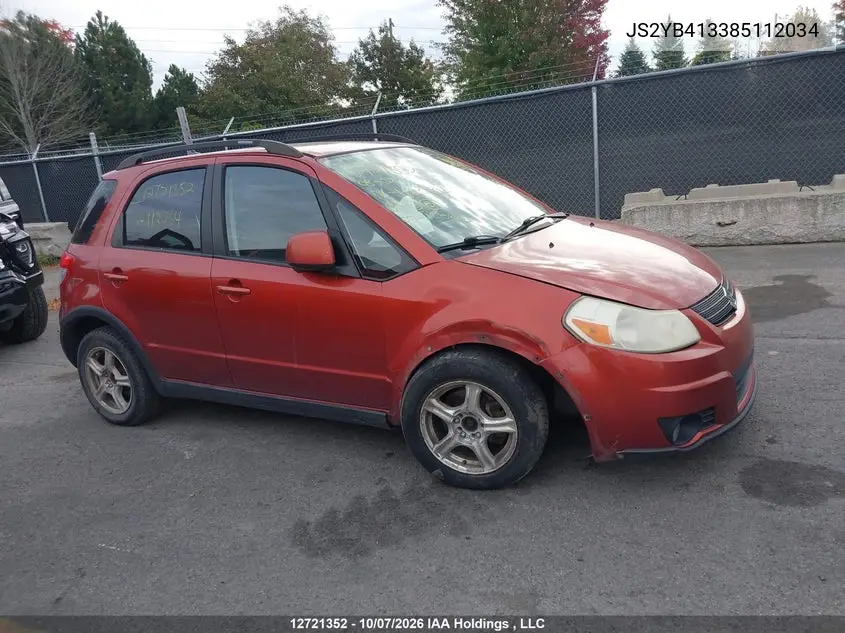 2008 SUZUKI SX4 VIN JS2YB413385112034 — фото 14