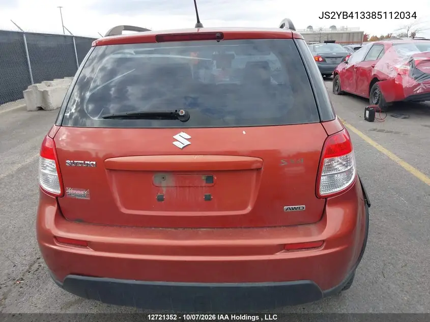 2008 SUZUKI SX4 VIN JS2YB413385112034 — фото 17