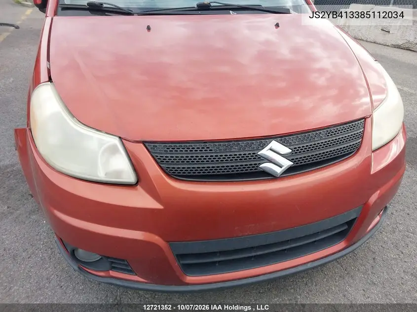 2008 SUZUKI SX4 VIN JS2YB413385112034 — фото 21