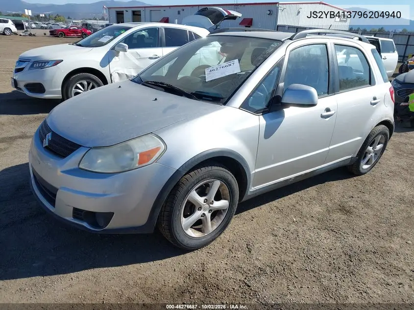 2009 SUZUKI SX4 VIN JS2YB413796204940 — фото 2