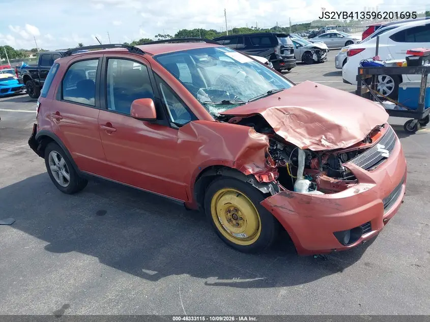 SUZUKI SX4 2009, VIN JS2YB413596201695