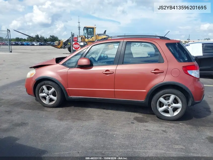 2009 SUZUKI SX4 VIN JS2YB413596201695 — фото 14