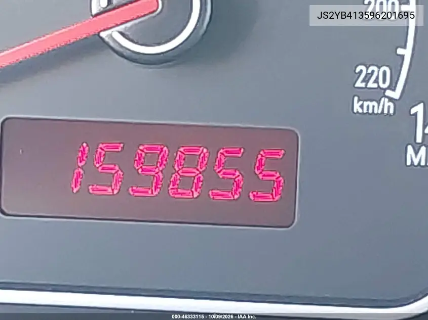 2009 SUZUKI SX4 VIN JS2YB413596201695 — фото 15