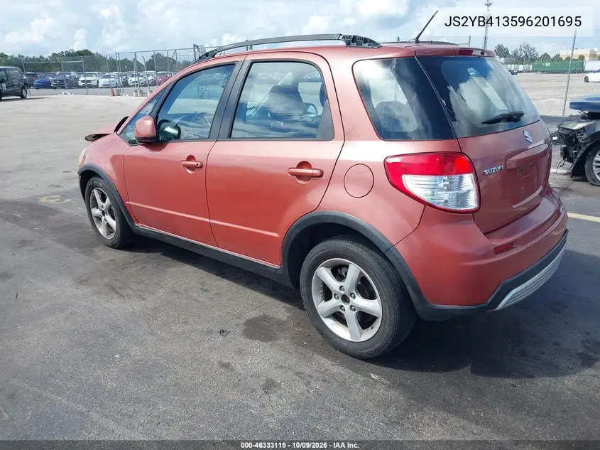 2009 SUZUKI SX4 VIN JS2YB413596201695 — фото 3