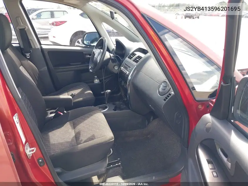 2009 SUZUKI SX4 VIN JS2YB413596201695 — фото 5