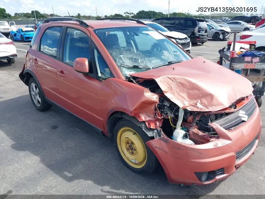 2009 SUZUKI SX4 VIN JS2YB413596201695 — фото 6