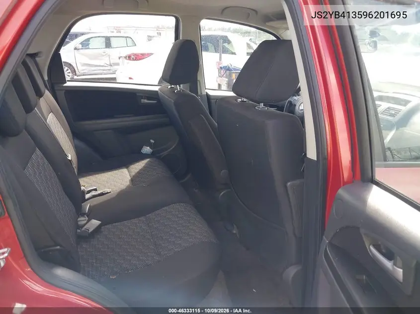 2009 SUZUKI SX4 VIN JS2YB413596201695 — фото 8