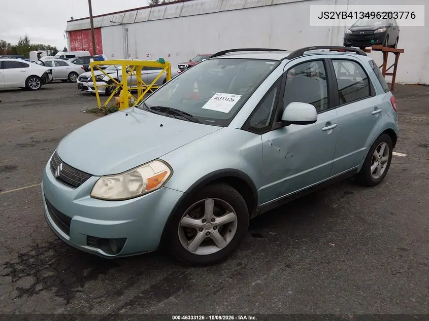2009 SUZUKI SX4 VIN JS2YB413496203776 — фото 2