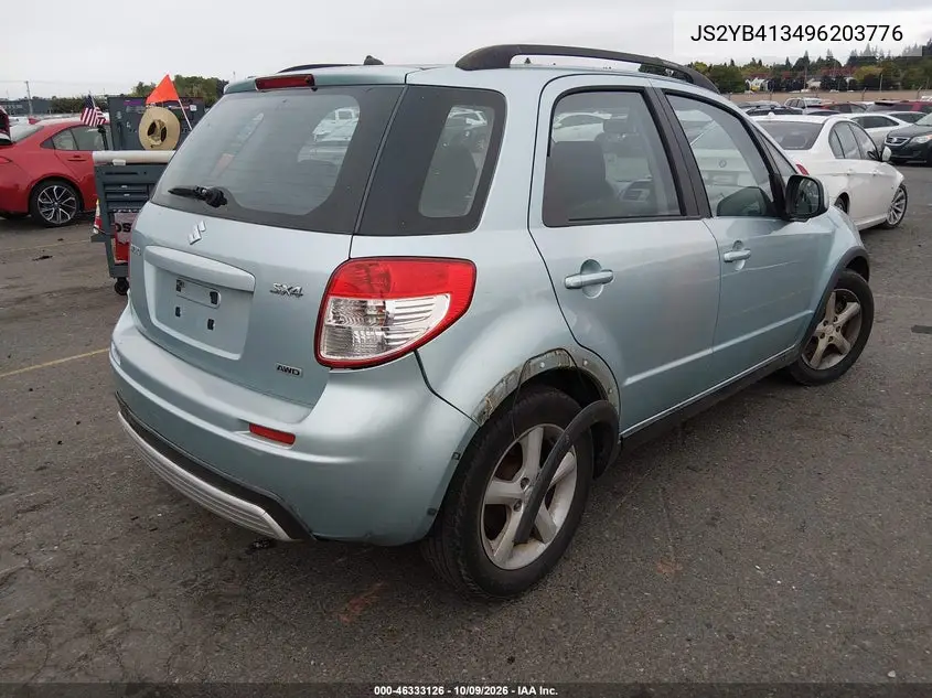 2009 SUZUKI SX4 VIN JS2YB413496203776 — фото 4