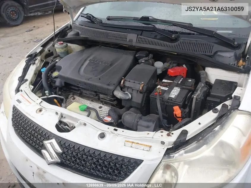 2010 SUZUKI SX4 VIN JS2YA5A21A6310059 — фото 10