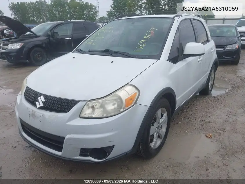 2010 SUZUKI SX4 VIN JS2YA5A21A6310059 — фото 2