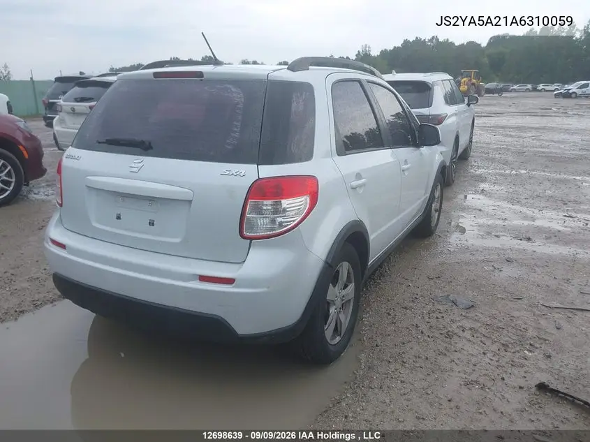 2010 SUZUKI SX4 VIN JS2YA5A21A6310059 — фото 4
