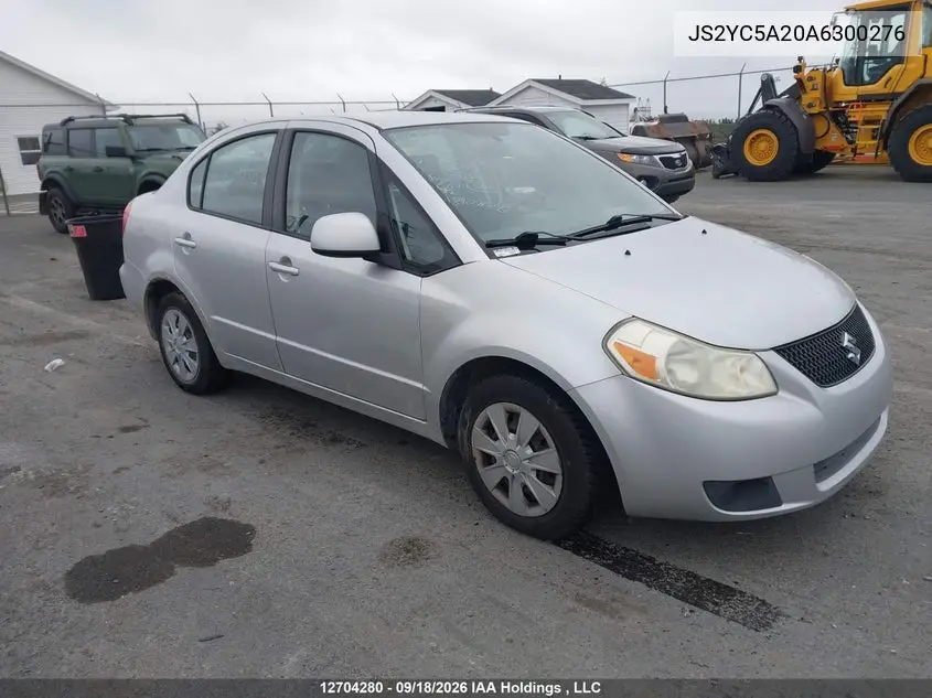 SUZUKI SX4 2010, VIN JS2YC5A20A6300276