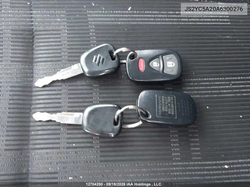 2010 SUZUKI SX4 VIN JS2YC5A20A6300276 — фото 11