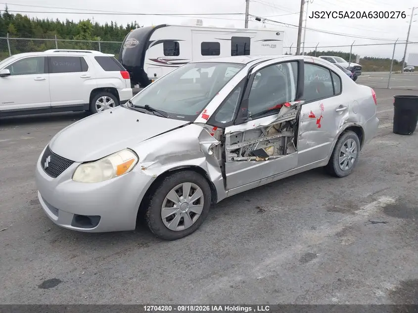 2010 SUZUKI SX4 VIN JS2YC5A20A6300276 — фото 2