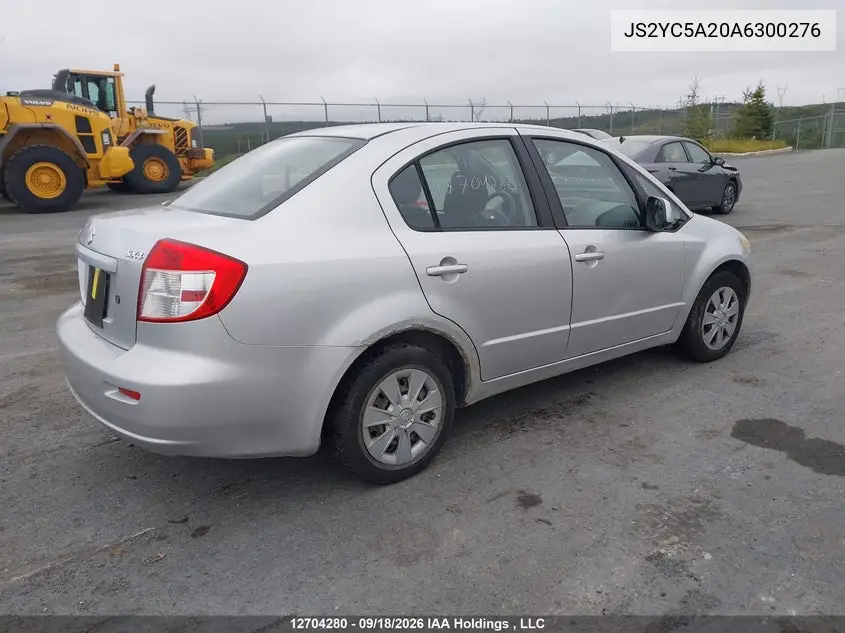 2010 SUZUKI SX4 VIN JS2YC5A20A6300276 — фото 4